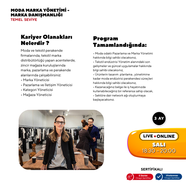 Moda Marka Yönetimi Marka Danışmanlığı Online