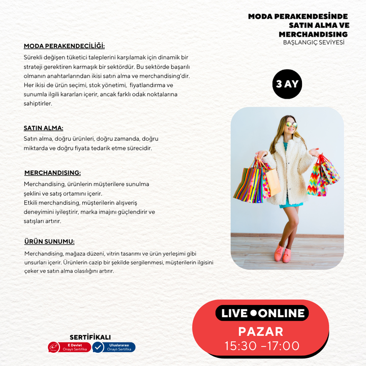 Buying and Merchandising in Fashion Retail (Online)-Beginner Level