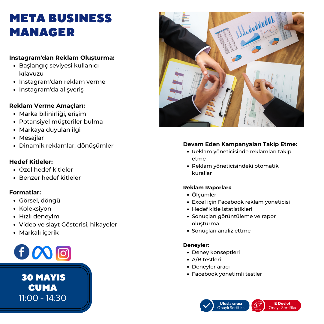 Meta Business Manager (Panel Yönetimi) - Yüz Yüze