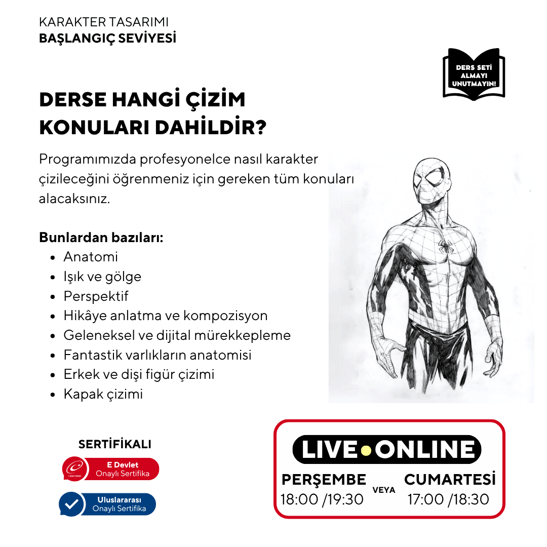 Karakter Tasarımı (12+ Yaş)