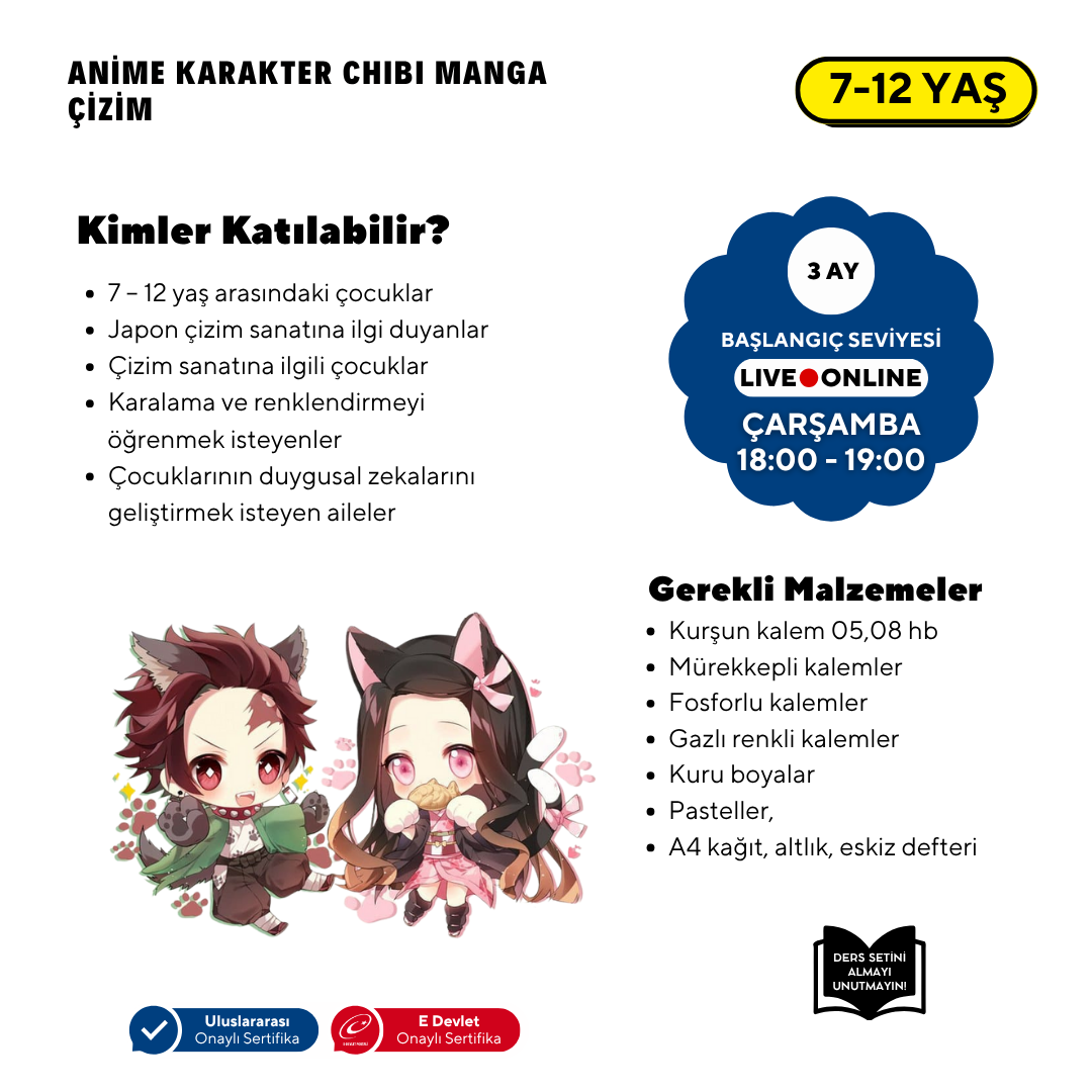 Chibi &amp; Furry Drawing (7-12 Years Old)
