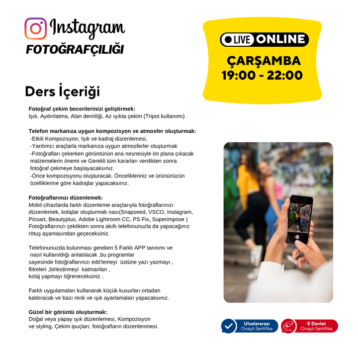 İnstagram Fotoğrafçılığı