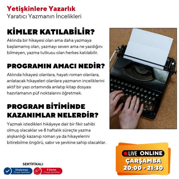 Yazarlık  (Yaratıcı Yazmanın İncelikleri)
