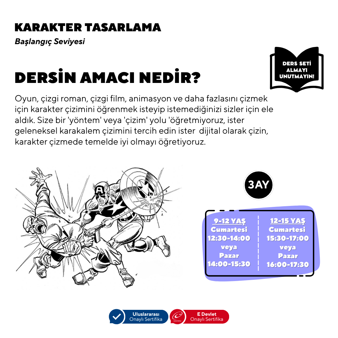 Character Design (Ages 9-15) - Face to Face