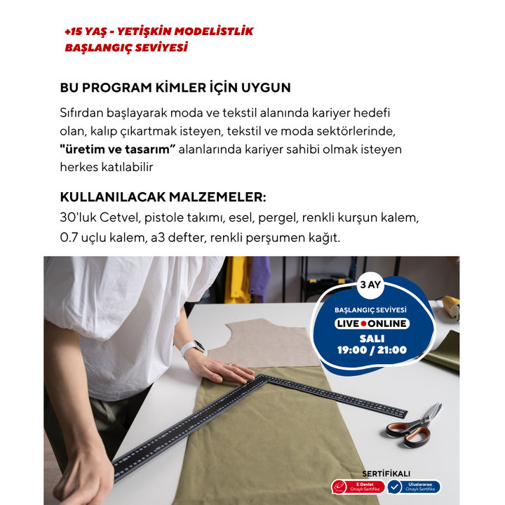 Modelistlik (+15 Yaş ve Yetişkin) -Başlangıç Seviyesi