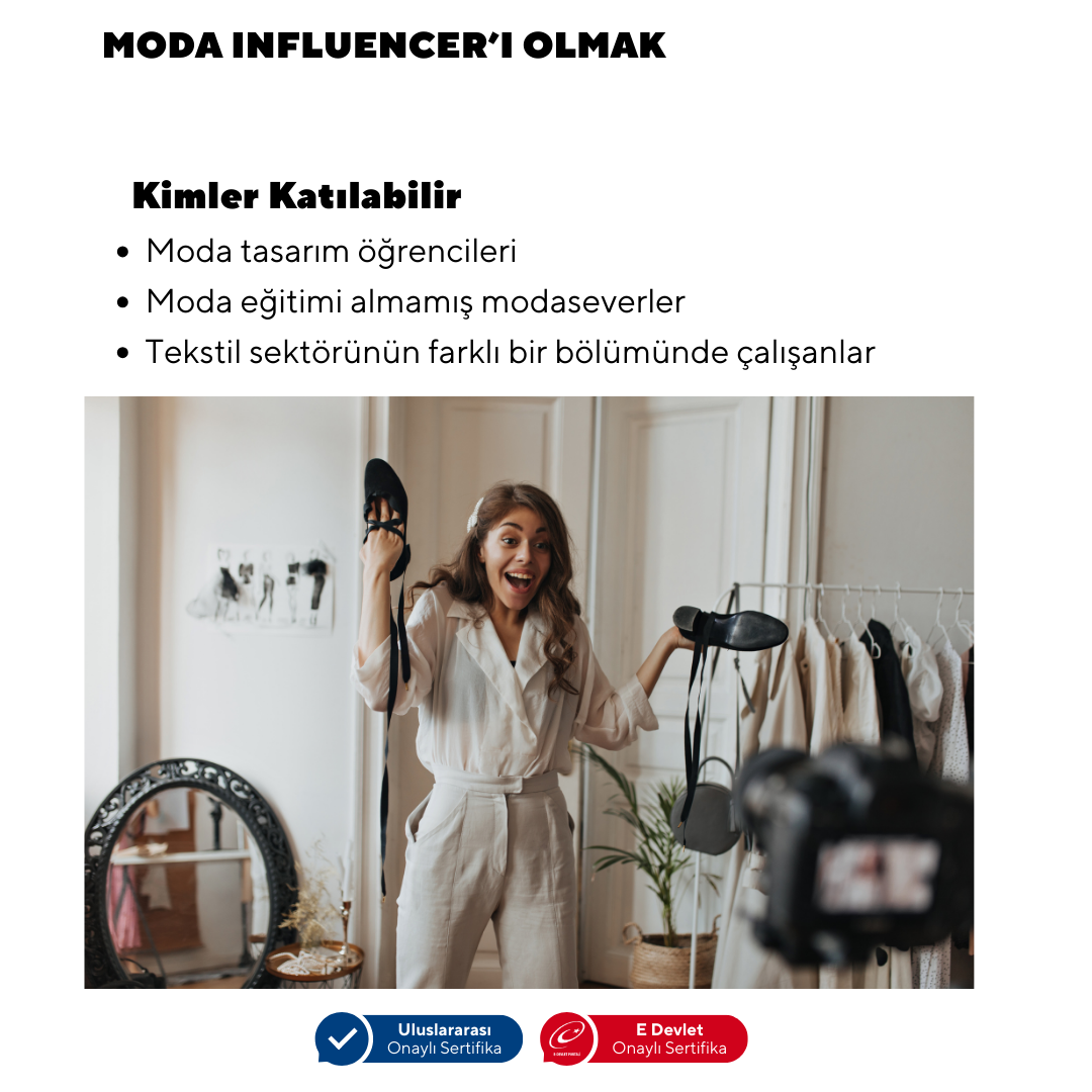 Moda Influencer'ı Olmak ( Online )
