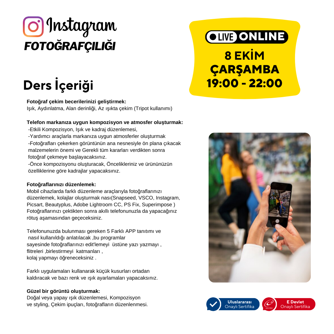 İnstagram Fotoğrafçılığı