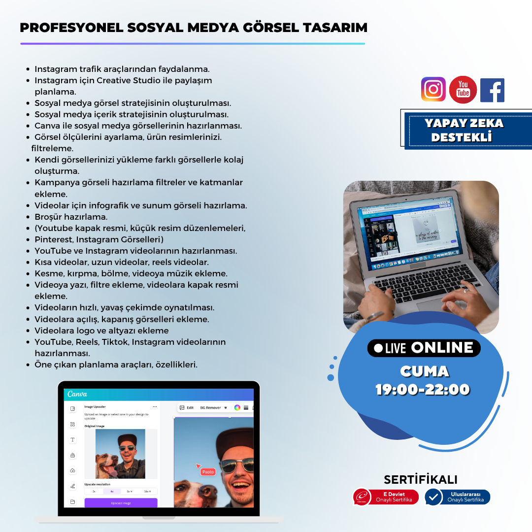 Professional Social Media Visual Design (Canva)