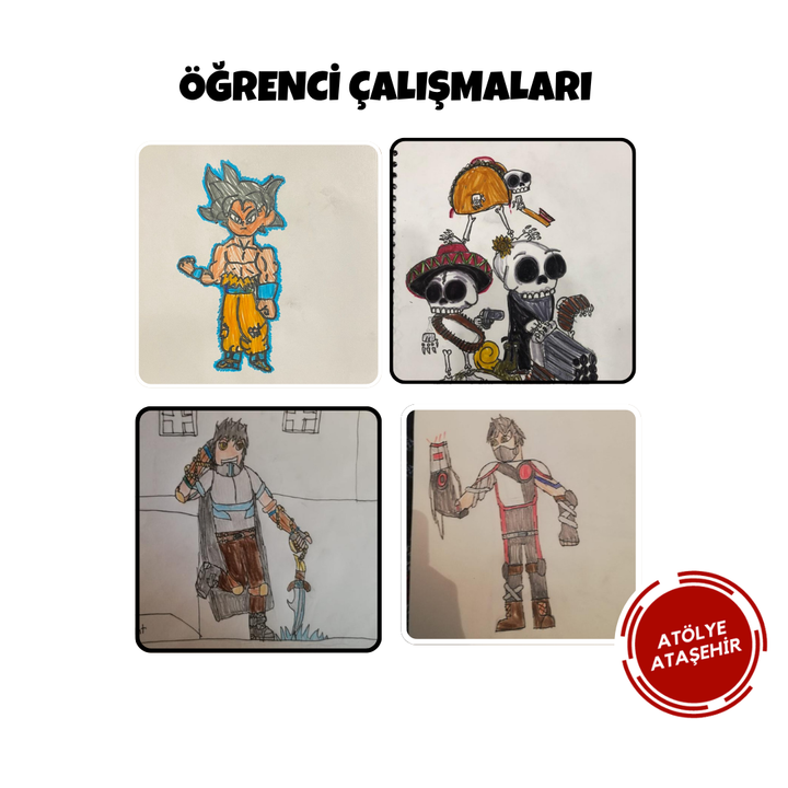 Cartoon Drawing - Face to Face (Beginner Level) (Ages 6-9)