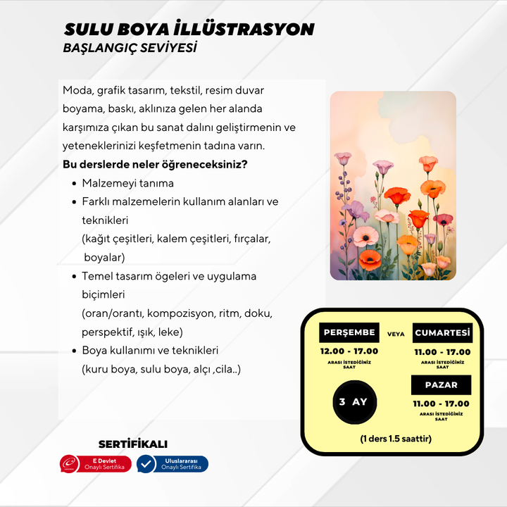 Aquarell-Illustration - Von Angesicht zu Angesicht