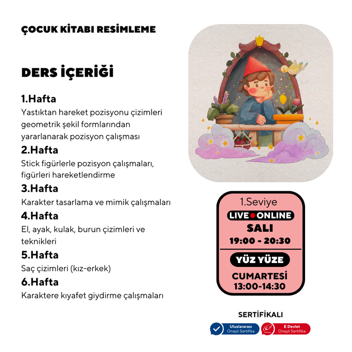 Çocuk Kitabı Resimleme Atölyesi (+16 Yaş ve Yetişkin)