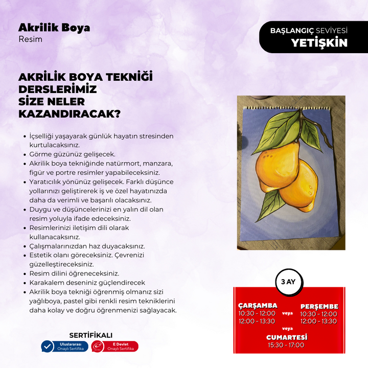 Akrilik Yağlı Boya Resim  - Yüz Yüze