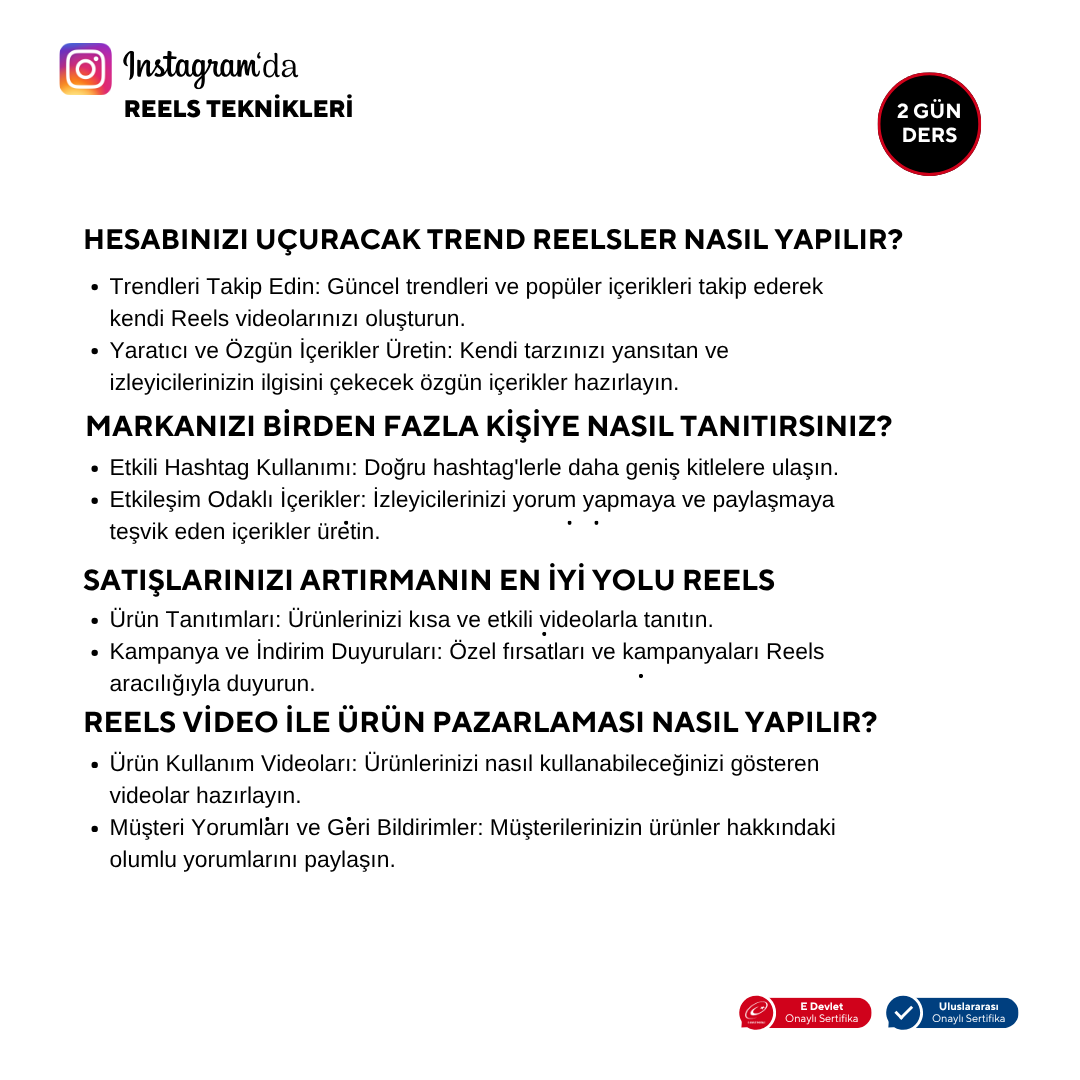 Reels Techniques on Instagram - Online