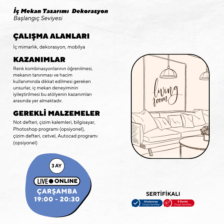 Interior Design and Decoration (Basic Level)