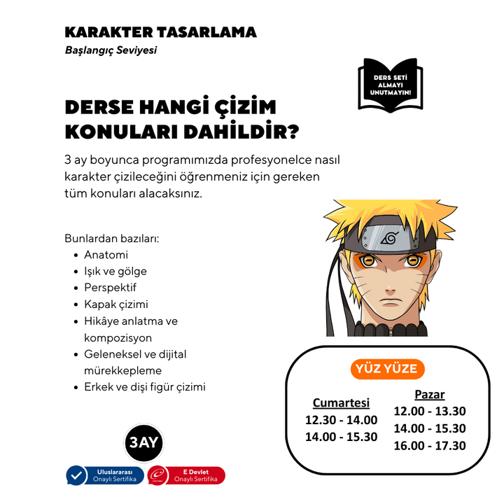 Character Design (Ages 9-15) - Face to Face