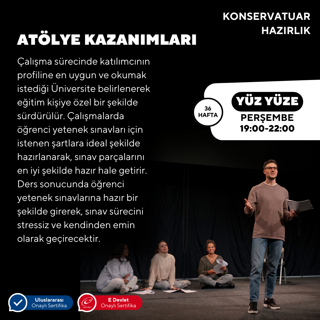 Konservatuar Hazırlık - Yüz Yüze