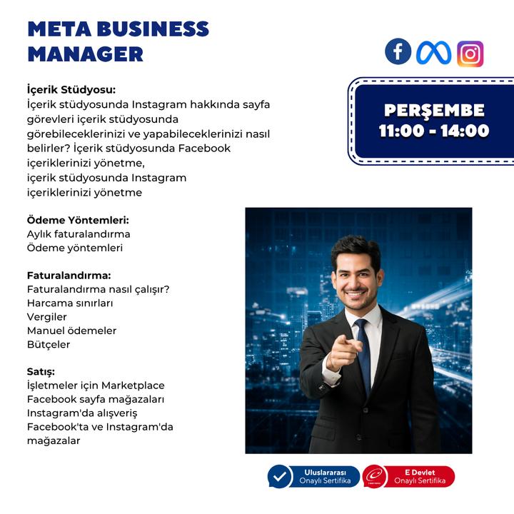 Meta Business Manager (Panel Yönetimi) - Yüz Yüze