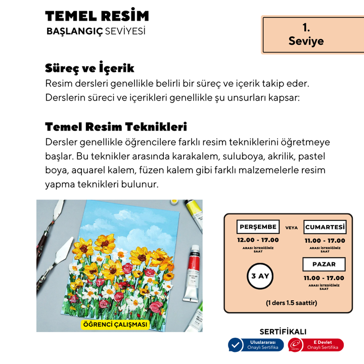 Temel Resim - Yüz Yüze