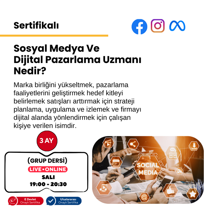 Sosyal Medya ve Dijital Pazarlama Profesyonel Uzmanlık