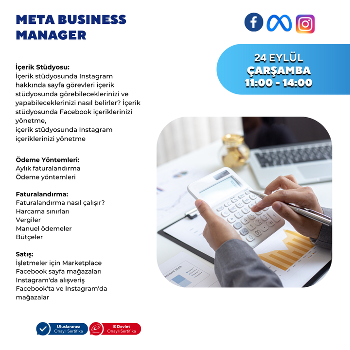 Meta Business Manager (Panel Yönetimi) - Yüz Yüze