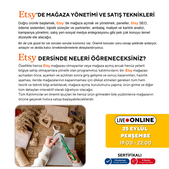 A'dan Z'ye Etsy