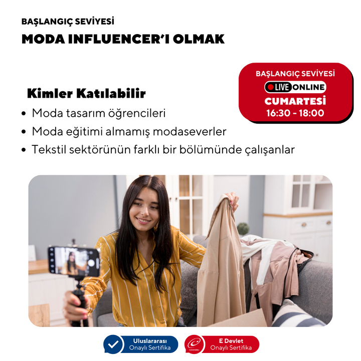 Moda Influencer'ı Olmak ( Online )