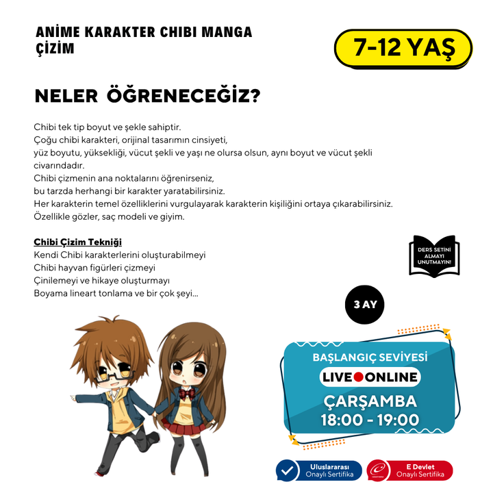 Chibi &amp; Furry Drawing (7-12 Years Old)