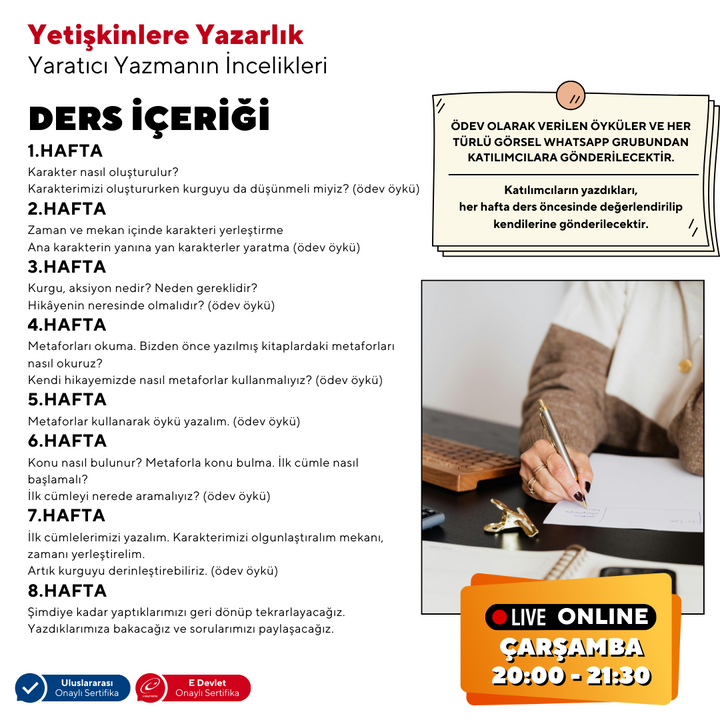 Yazarlık  (Yaratıcı Yazmanın İncelikleri)