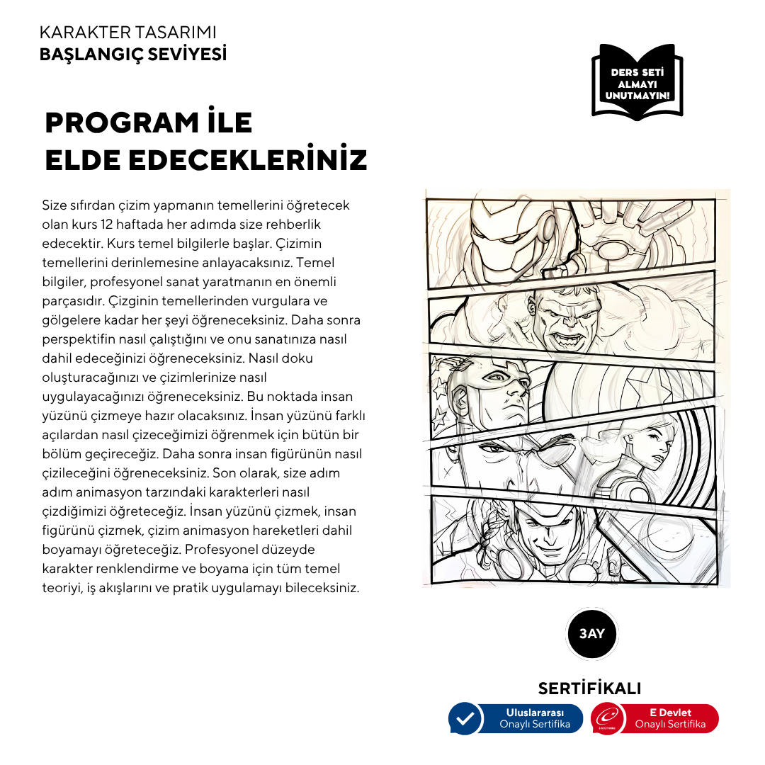 Karakter Tasarımı (12+ Yaş)