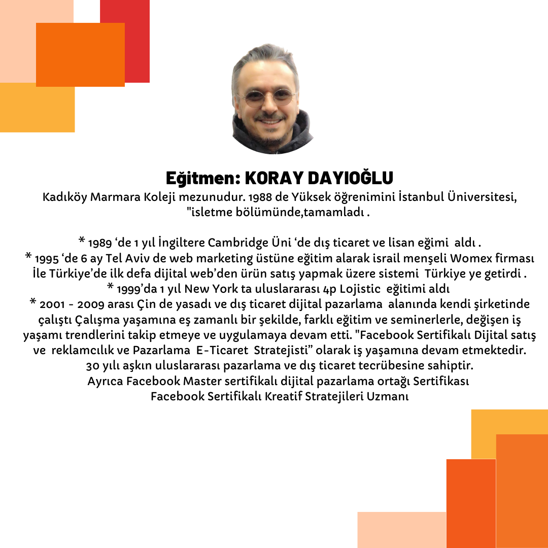 ETSY Pazarlama ve Sosyal Medya Satış Stratejisi Eğitimi