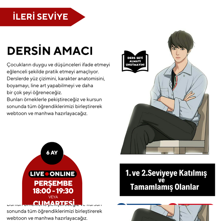 Webtoon ve Manhwa (Kore Çizgi Roman) Hazırlama  (İleri Seviye )