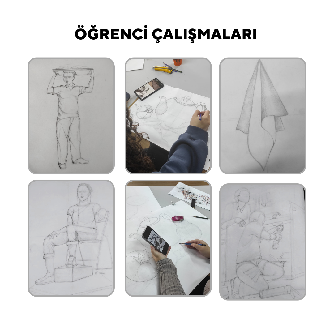 Pencil Drawing - Face to Face