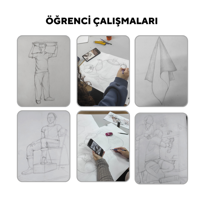 Pencil Drawing - Face to Face