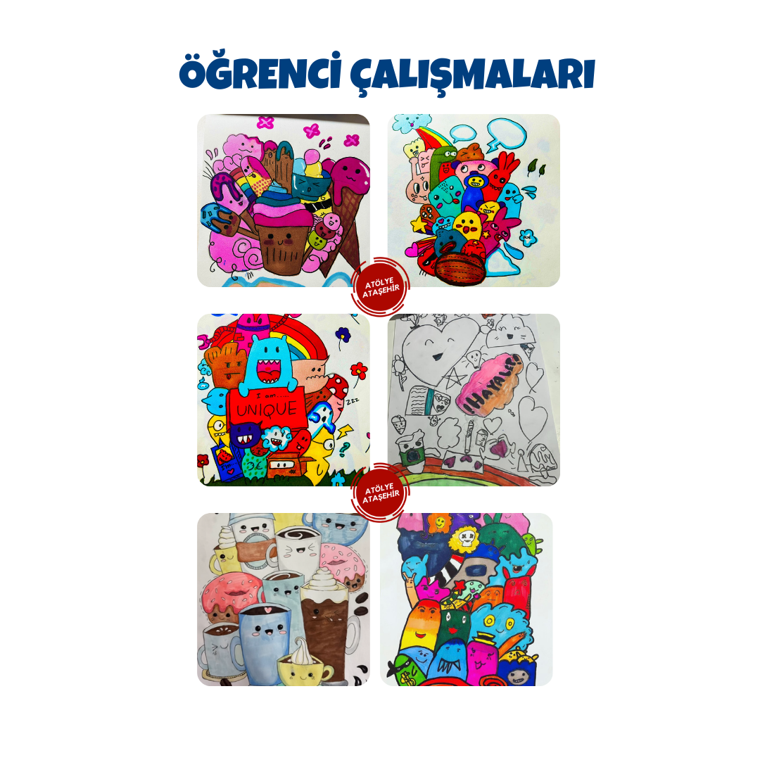 Doodle Sketching Art - Doodle Art (8-14 Years Old)