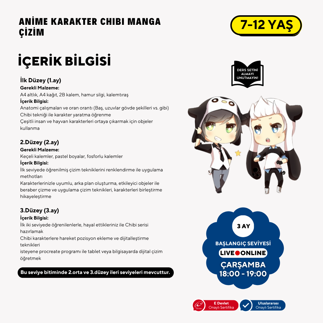 Chibi &amp; Furry Drawing (7-12 Years Old)