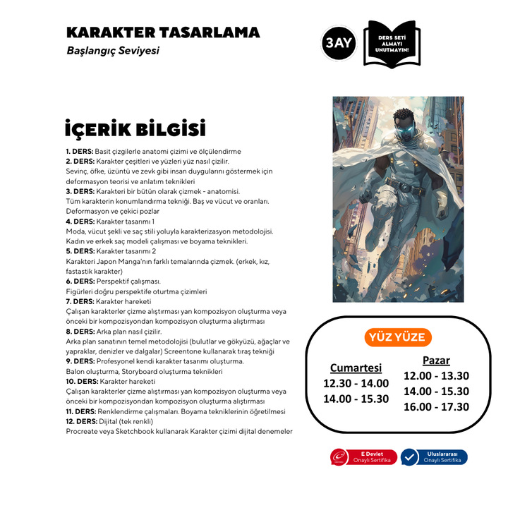 Character Design (Ages 9-15) - Face to Face