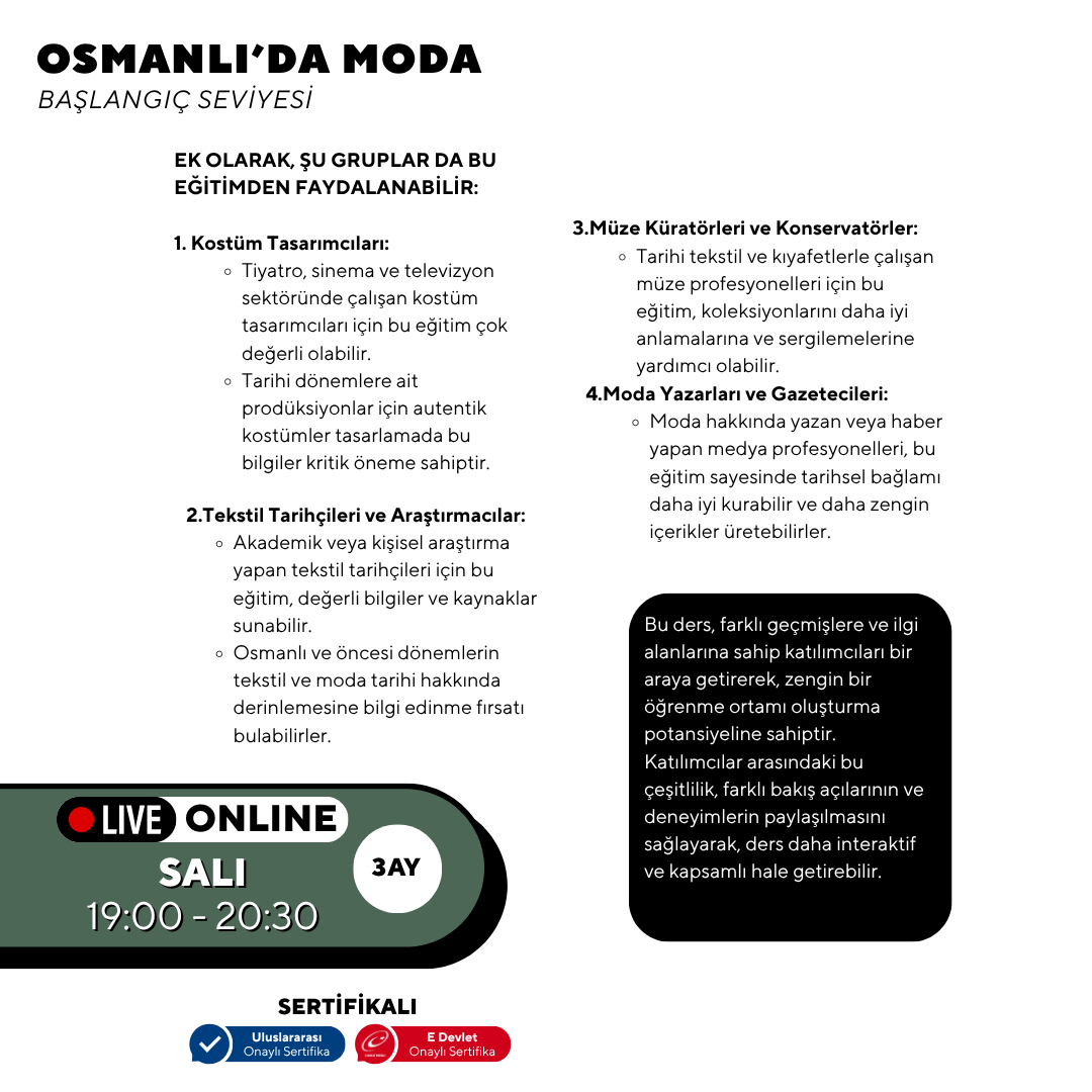 Osmanlı'da Moda- Online