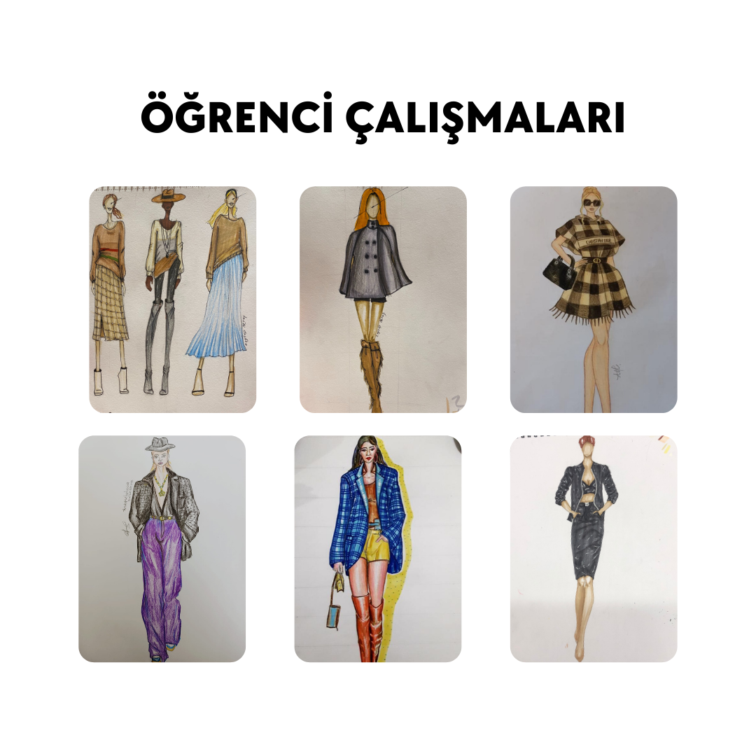 Disegno di Fashion Design - Faccia a faccia