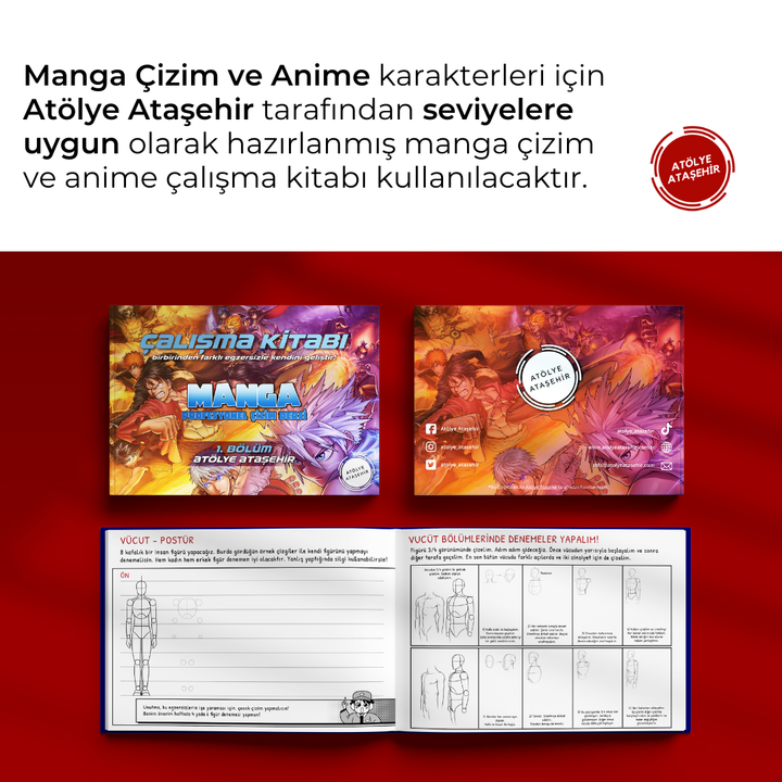 Manga Çizim ve Anime Hazırlama- Yüz Yüze  (İleri Seviye)(10-16 Yaş)
