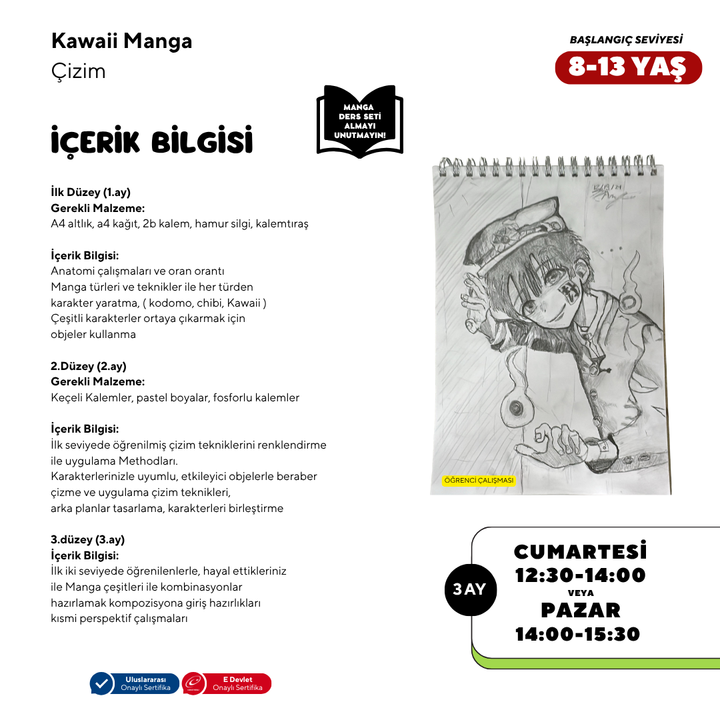 Kawaii Manga Drawing (8-13 Years Old) - Face to Face