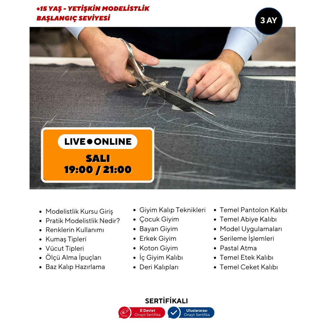 Modellazione (15+ anni e adulti) - Livello principiante