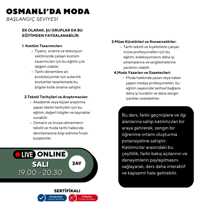 Osmanlı'da Moda- Online