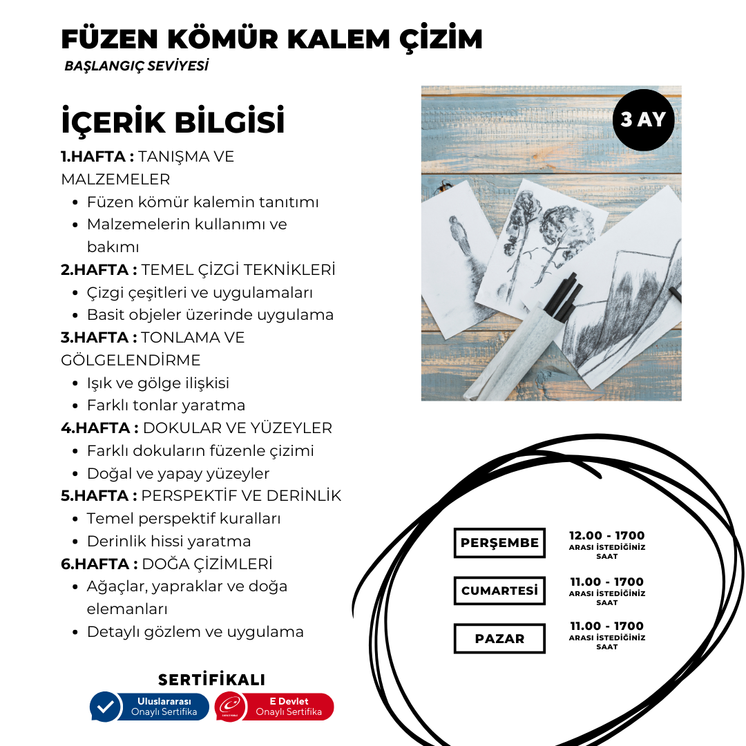 Charcoal Pencil Drawing ( Face to Face )