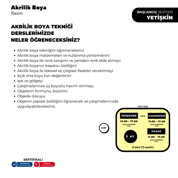 Acrylic Oil Painting - Face to Face