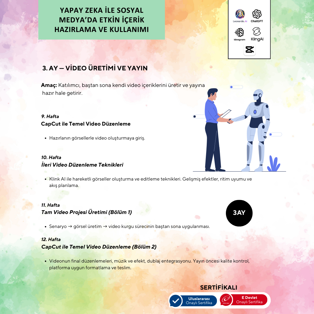 Preparing and Using Effective Content on Social Media with Artificial Intelligence (online)