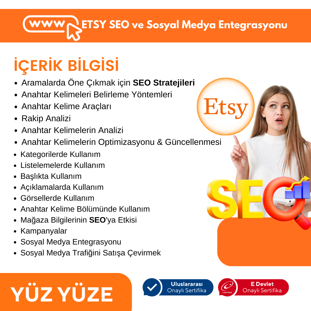 Etsy SEO and E-Rank Integration - Face to Face