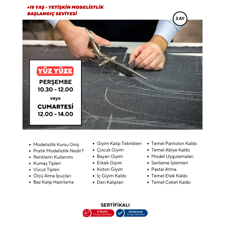 Modeling (Beginner Level) - Face to Face