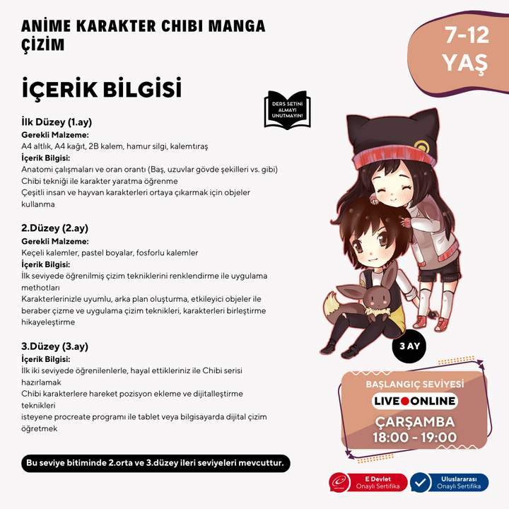 Chibi &amp; Furry Drawing (7-12 Years Old)