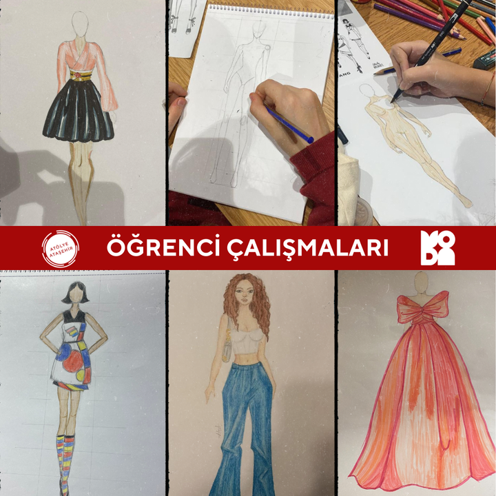 Moda Tasarım ve Çizim (10-16 Yaş) -Orta Seviye