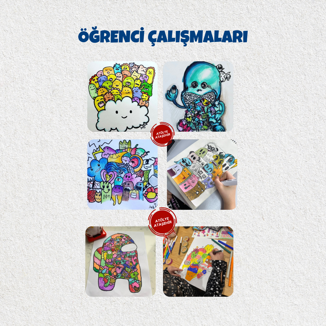 Doodle Sketching Art - Karalama Sanatı  (8-14 Yaş)